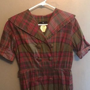 Vintage pleated dress